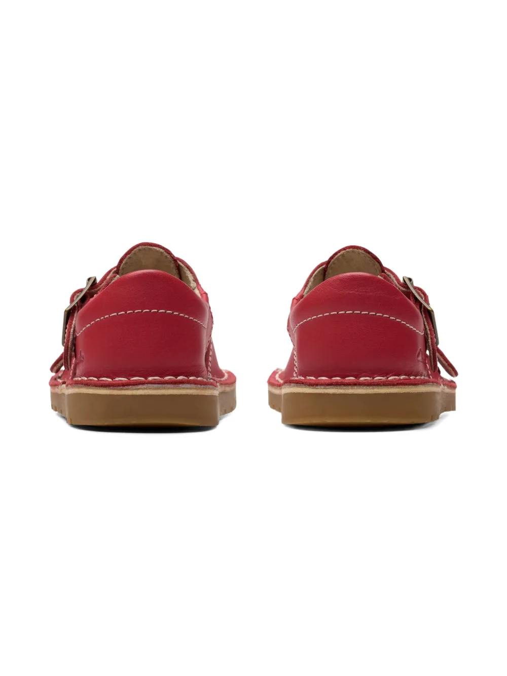 Clarks Kids Sandalen met gesp Rood