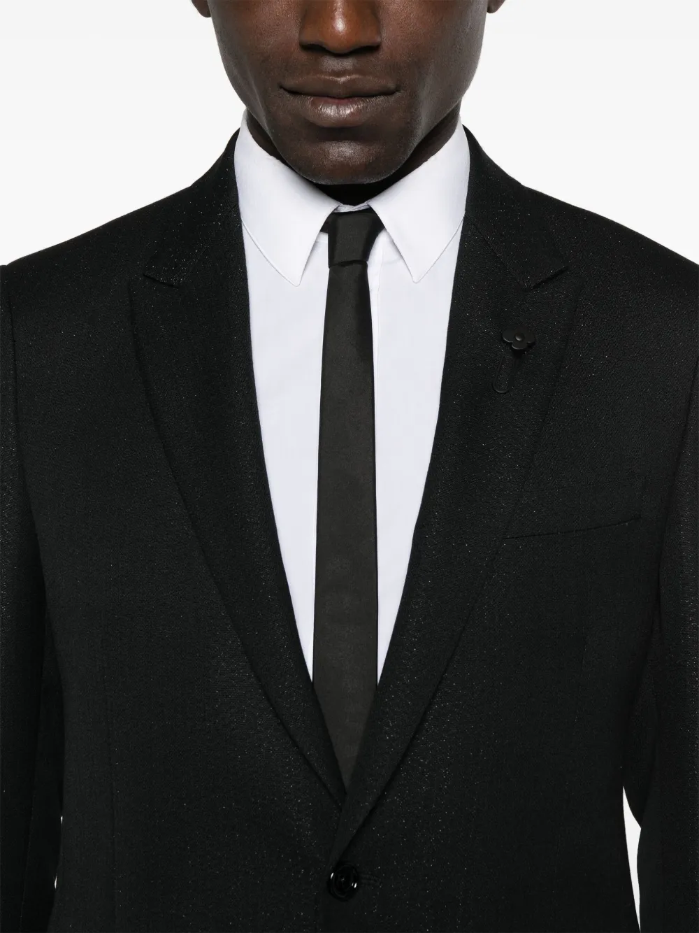 Lardini Blazer met metallic-effect Zwart