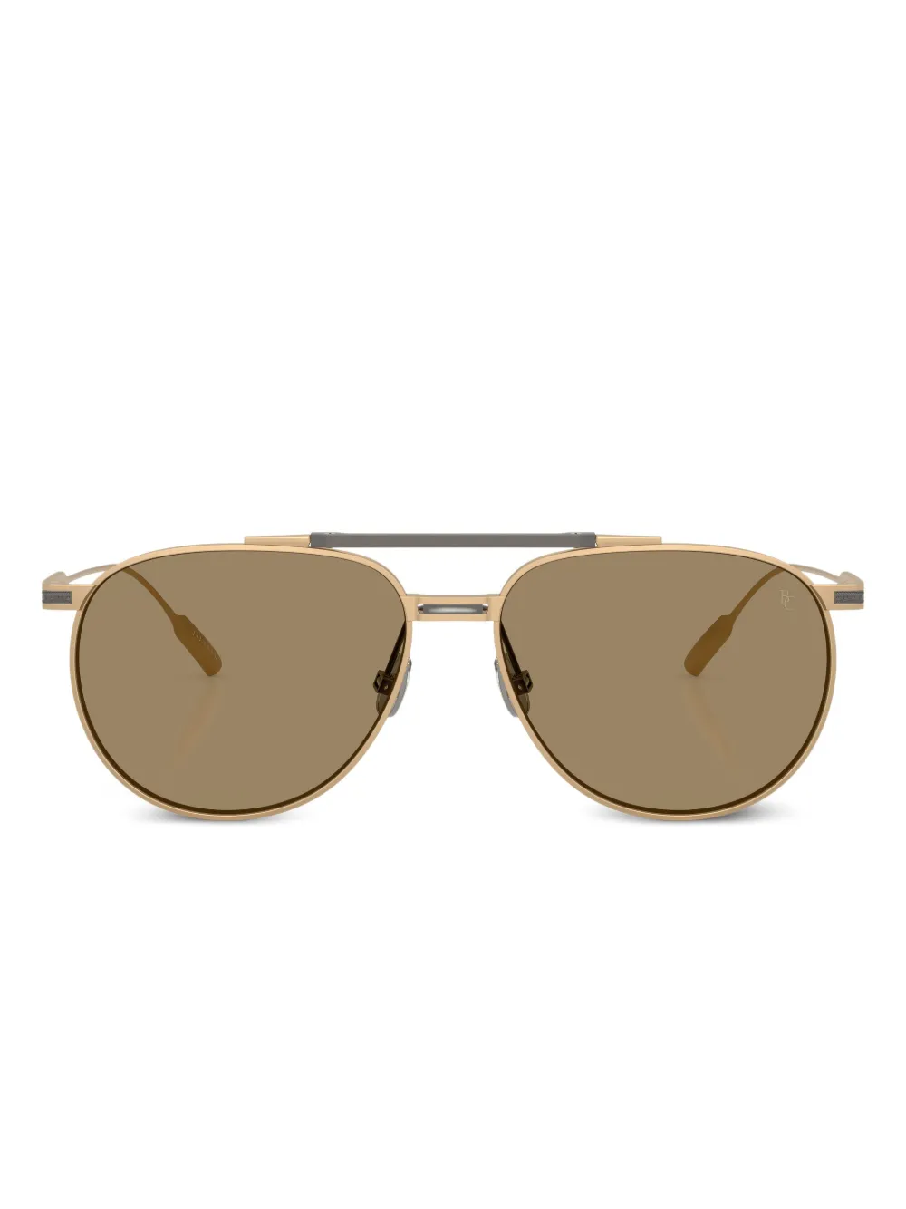 Brunello Cucinelli pilot-frame sunglasses | Gold | Image 1