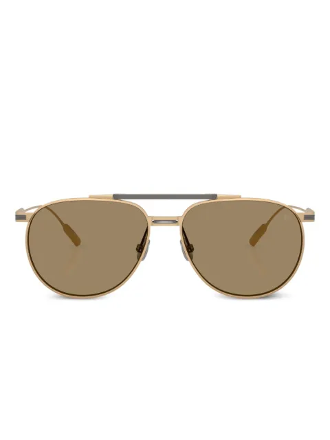Brunello Cucinelli pilot-frame sunglasses
