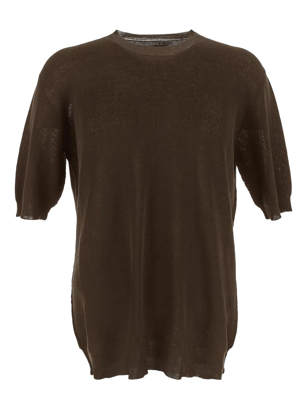 Uma Wang playera de tejido fino | marrón | Image 1