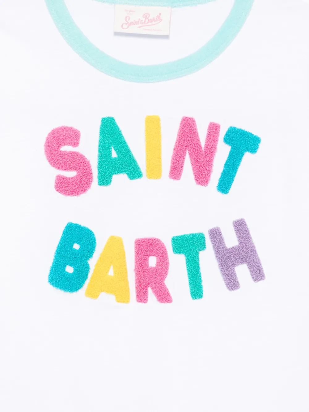 MC2 Saint Barth Kids Elly String T-shirt Wit