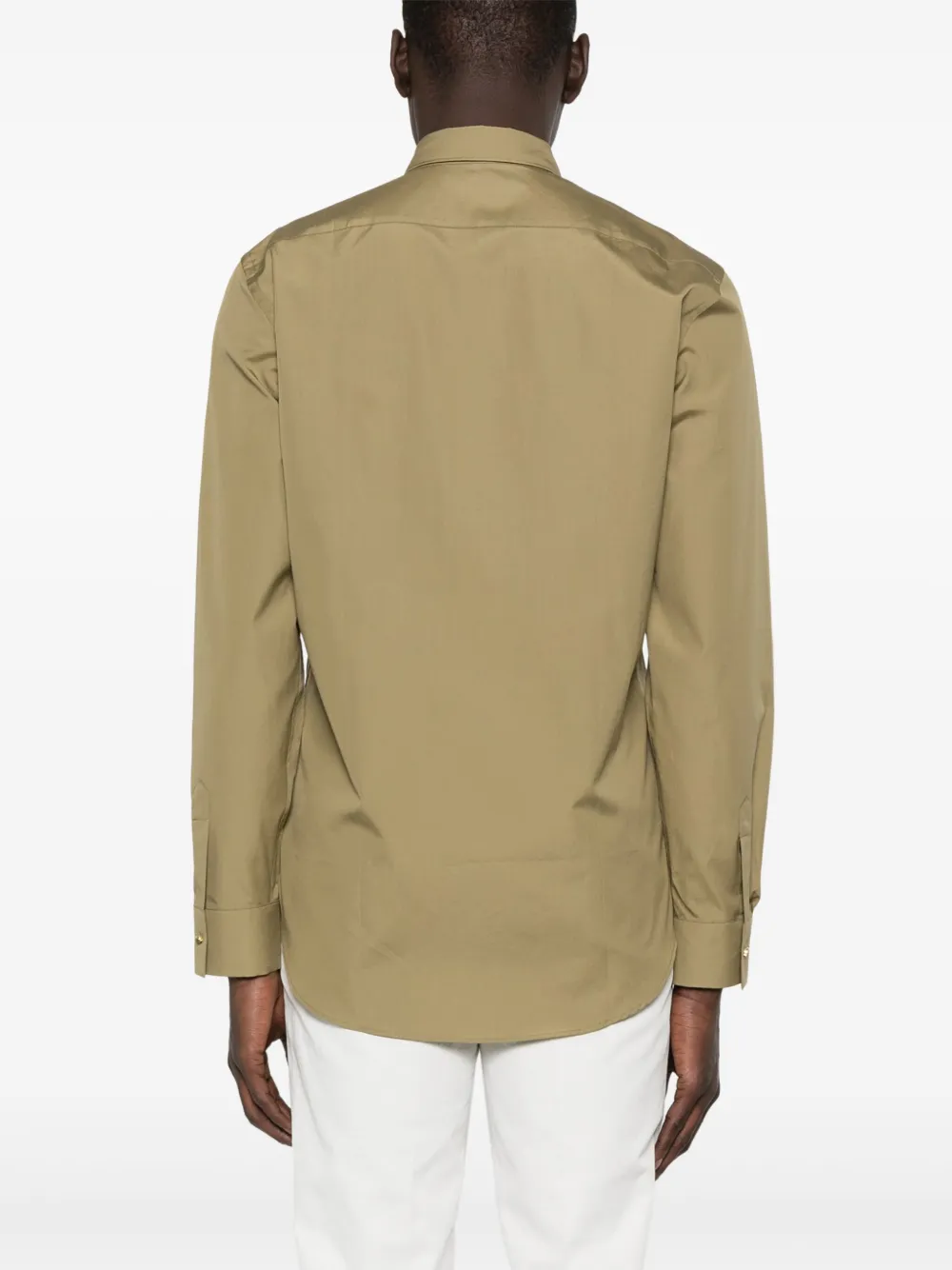 PAUL SMITH CHARM-BUTTON COTTON SHIRT