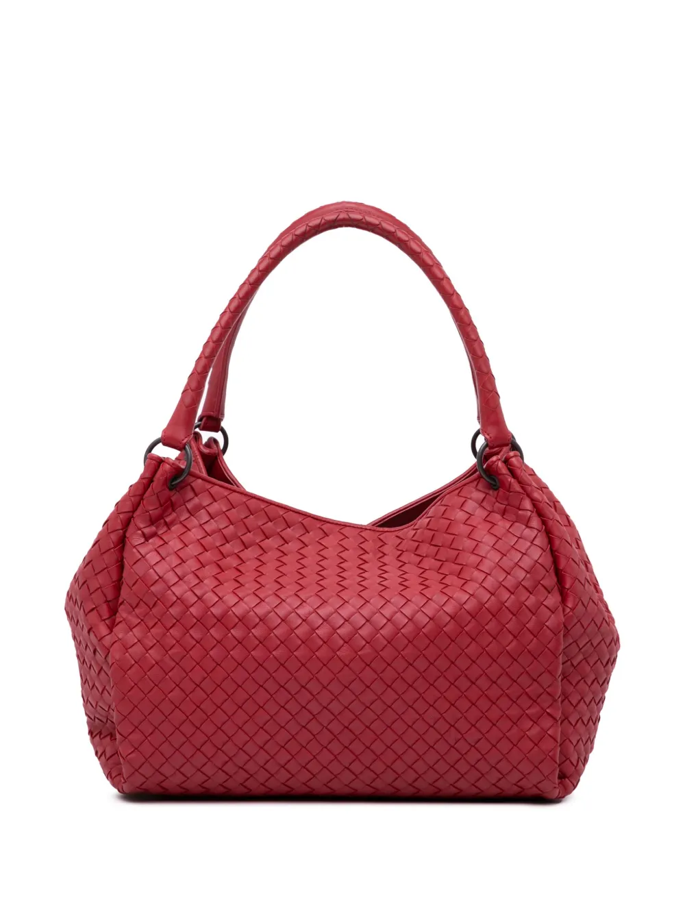 Bottega Veneta Pre-Owned 2012-2024 Nappa Intrecciato Parachute tote bag | Red | Image 1