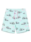 MC2 Saint Barth Kids Jean swim shorts - Blue