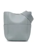 Céline Pre-Owned 2017 Leather Seau Sangle bucket bag - Blue