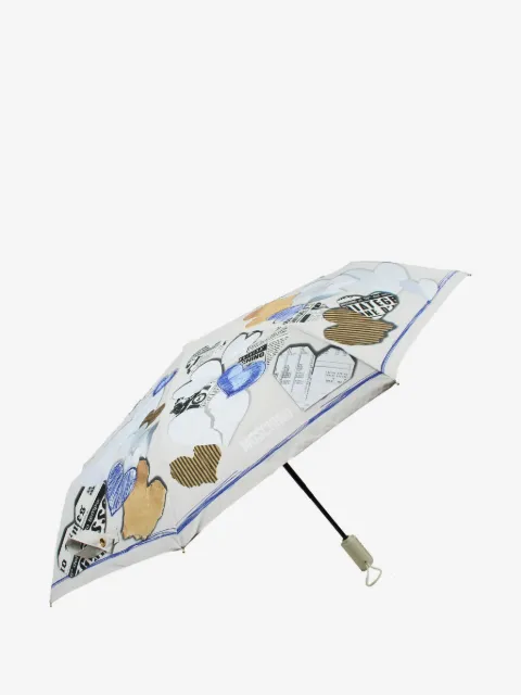 Moschino heart-print umbrella