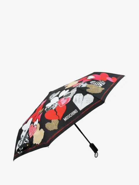 Moschino heart-print umbrella