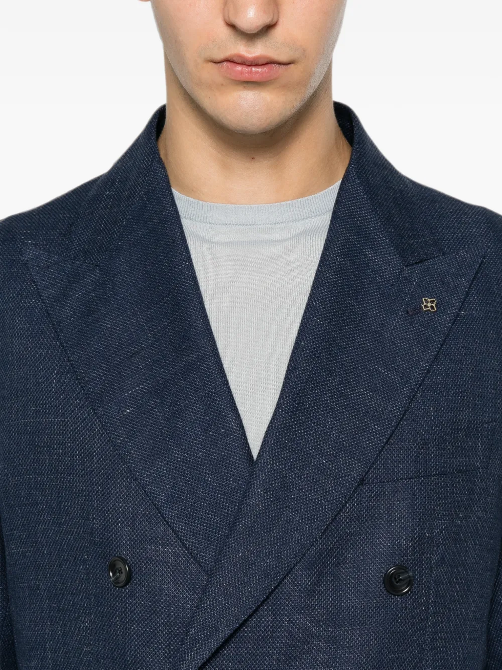 Tagliatore Blazer met dubbele rij knopen Blauw