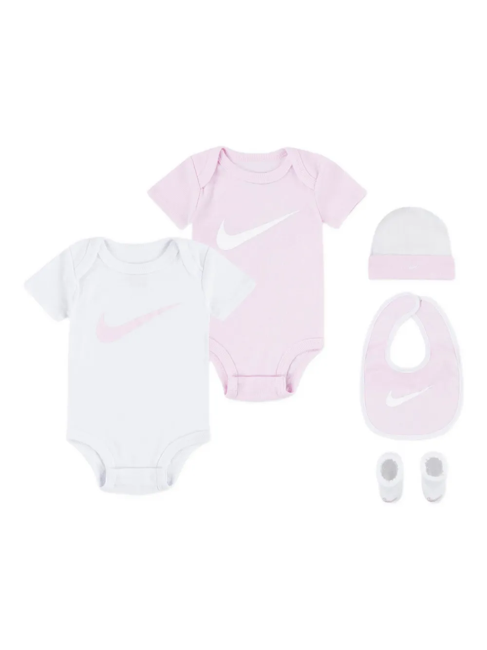 Nike Kids Swoosh romperset met logoprint Roze