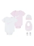 Nike Kids Swoosh logo-print body set - Pink