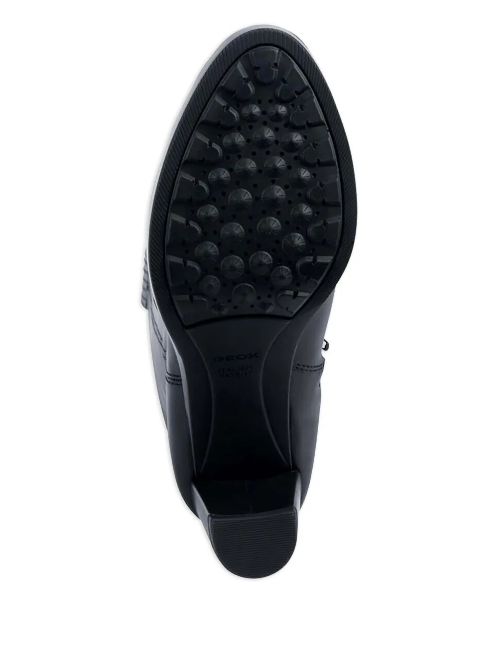 Geox block-heel knee-high boots Black