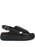 Geox Spherica EC4.1 S platform sandals - Black