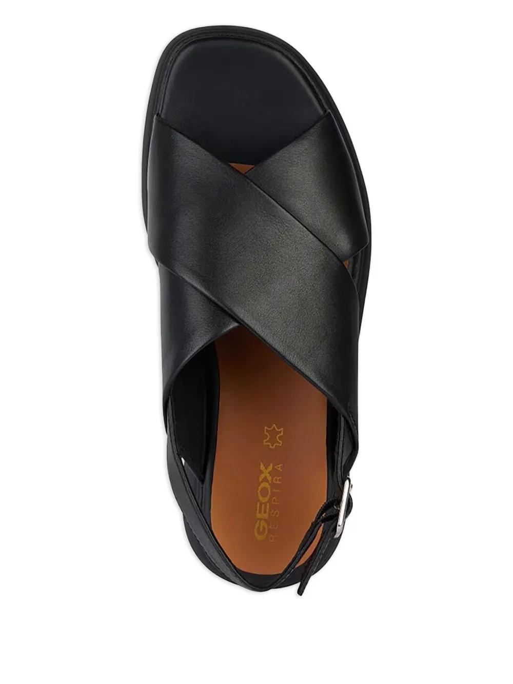 Geox Spherica EC4.1 S platform sandals Black