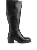 Geox block-heel knee-high boots - Black