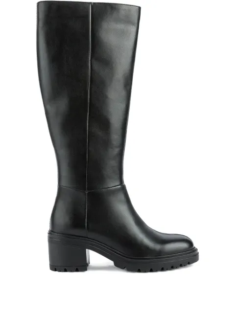 Geox block-heel knee-high boots
