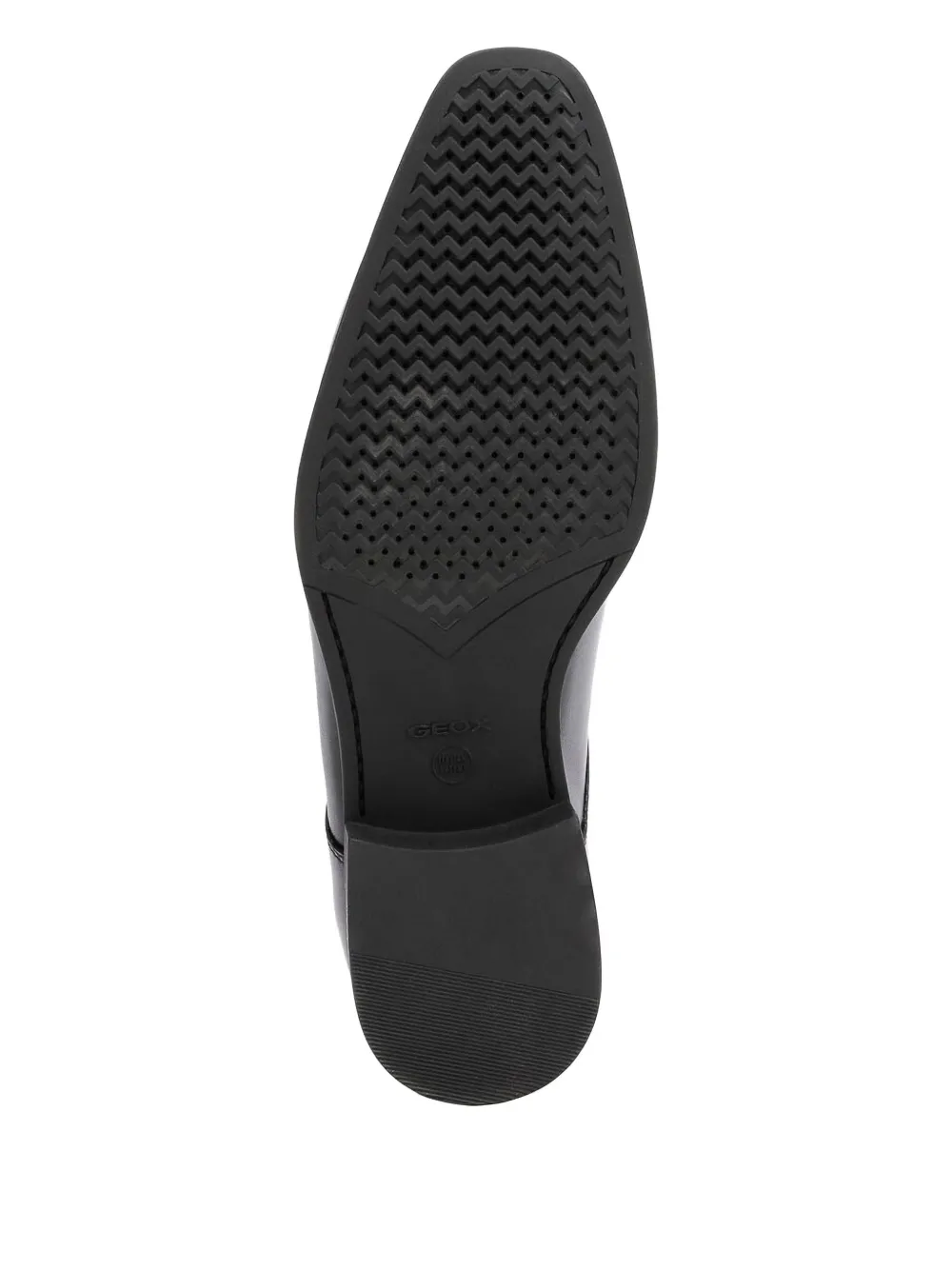Geox High Life Leather Oxford Shoes In Black