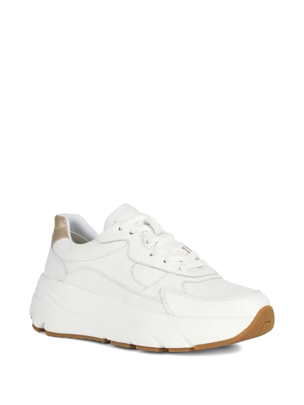Geox Sneakers met chunky zool - Wit