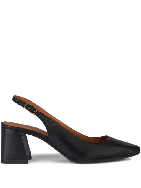 Geox 65mm pointed-toe block-heel pumps