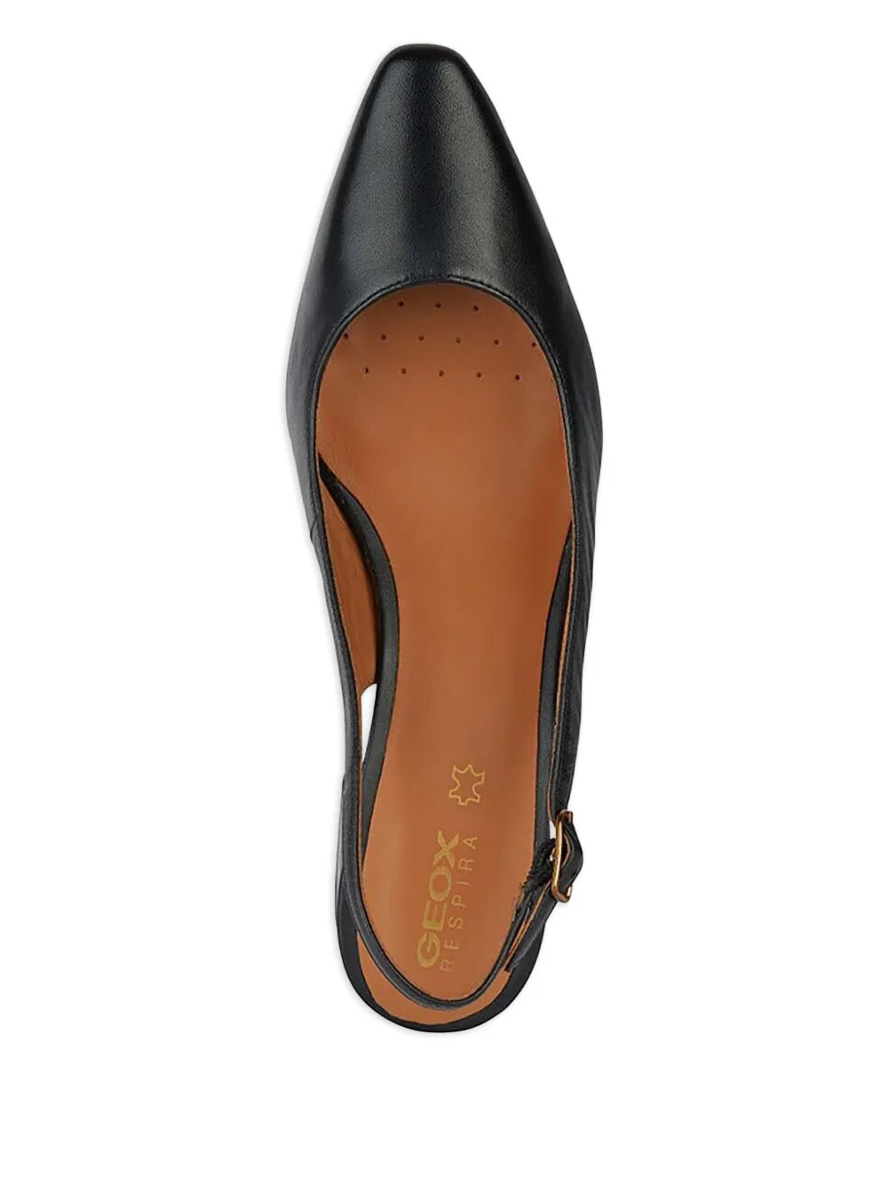 Geox 65mm pointed-toe block-heel pumps Black