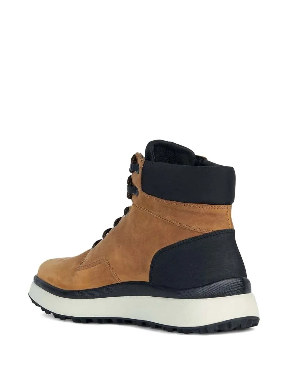 Geox Granito + Grip Abx lace-up leather boots Brown