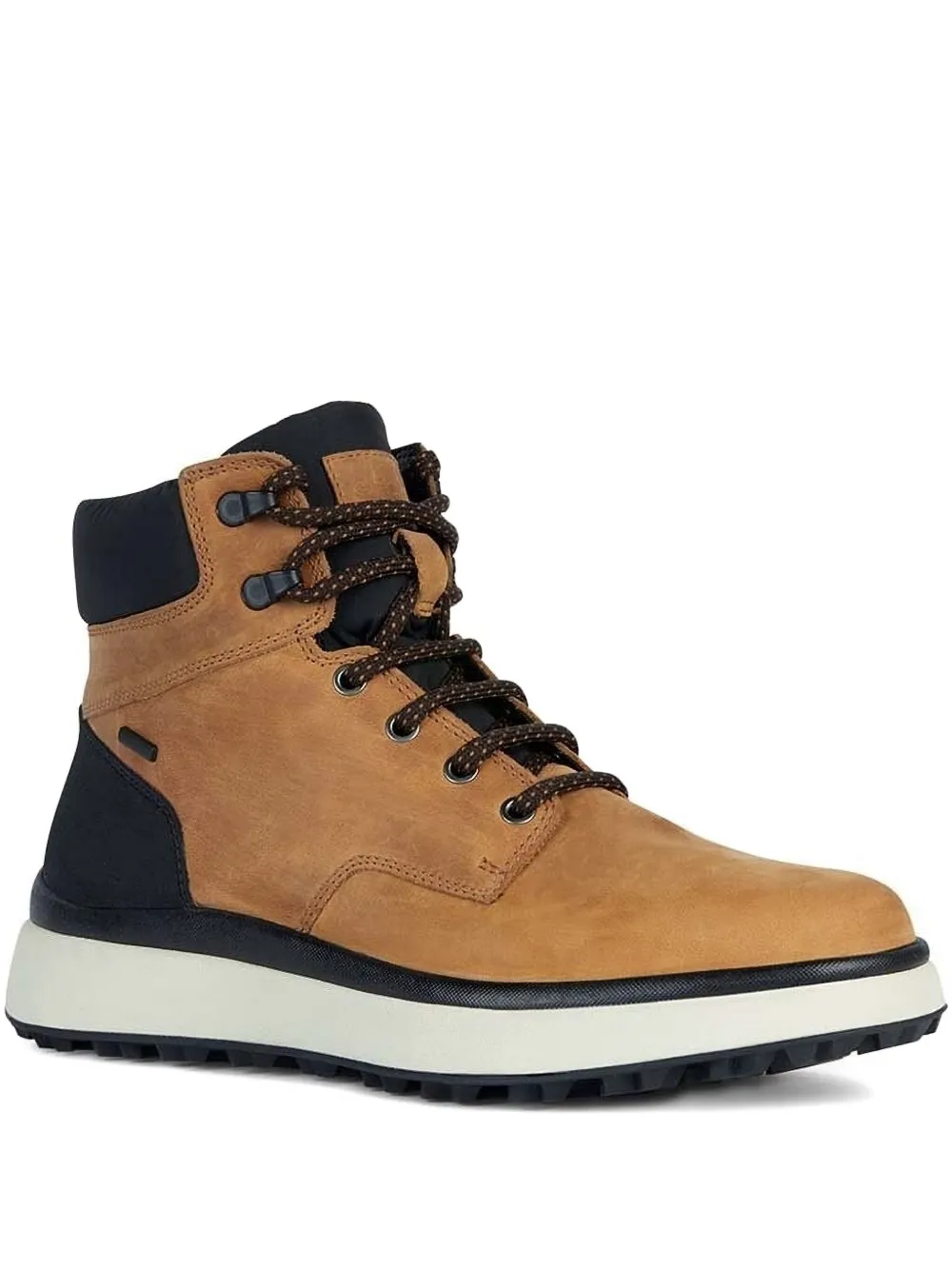 Geox Granito + Grip Abx lace-up leather boots Brown