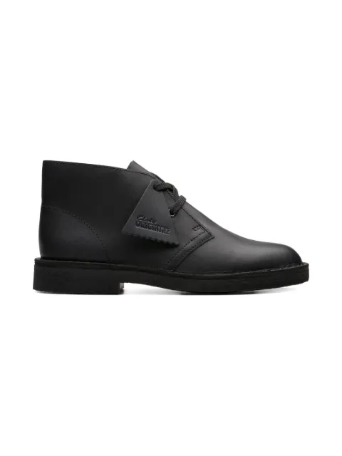 Clarks Kids leather desert boots