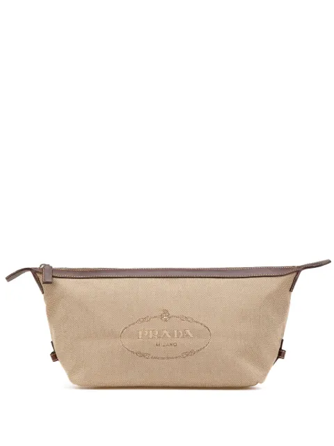 Prada Pre-Owned bolsa de mano Canvas Canapa Logo 2000-2024