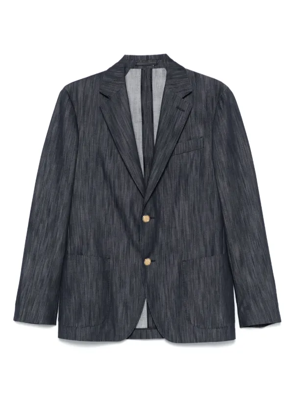 Lardini デニムジャケット | ブルー | FARFETCH JP