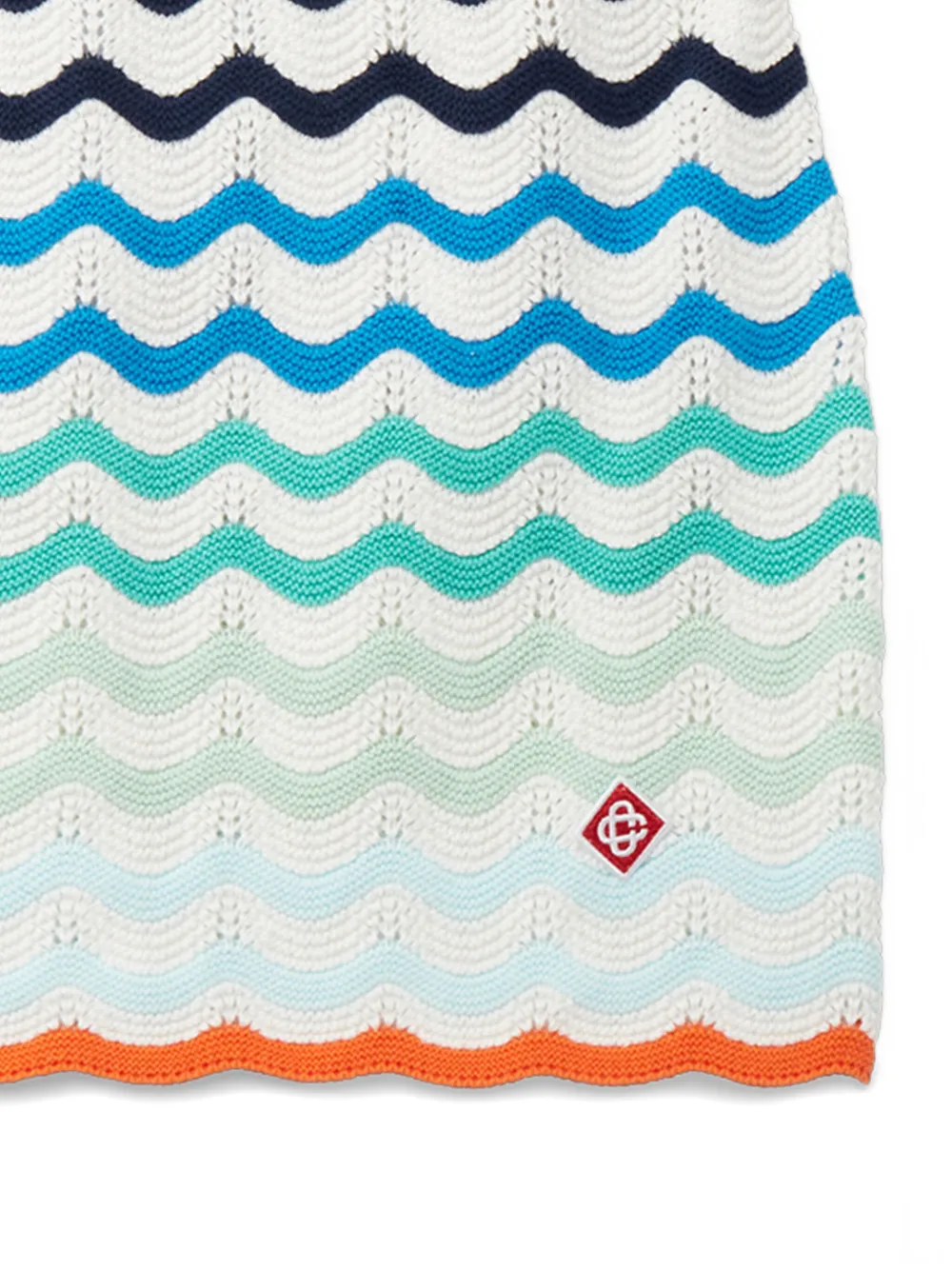 CASABLANCA KIDS Gestreepte mini-rok Wit