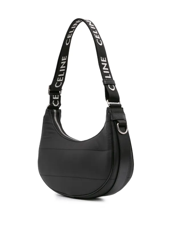 Céline Pre-Owned 2021 Nylon Ava Shoulder Bag | Black