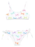 MC2 Saint Barth Kids Jaiden bikini - White