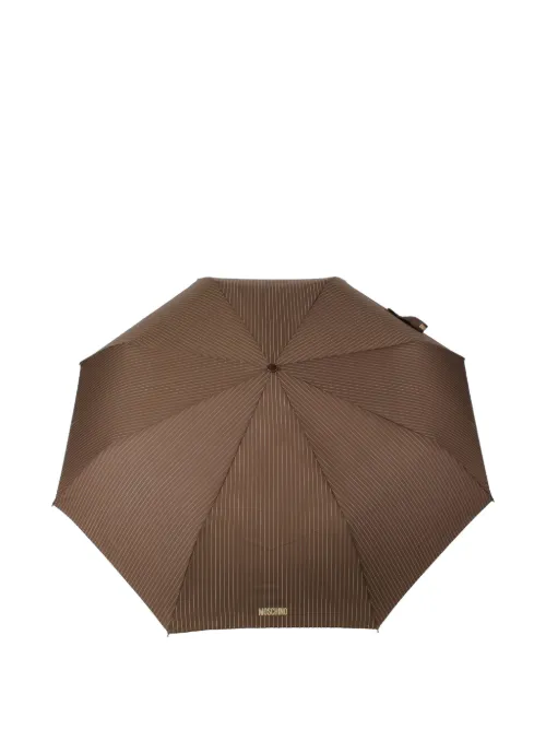 Parapluie à rayures Icon - Moschino - Modalova
