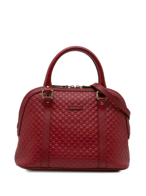 Gucci Pre-Owned 2000-2015 Medium Microguccissima Dome satchel