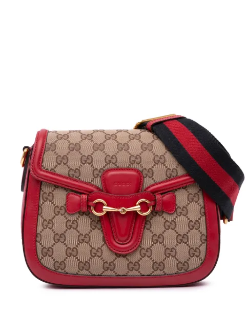 Gucci Pre-Owned 2016-2024 Medium GG Canvas Lady Web crossbody bag