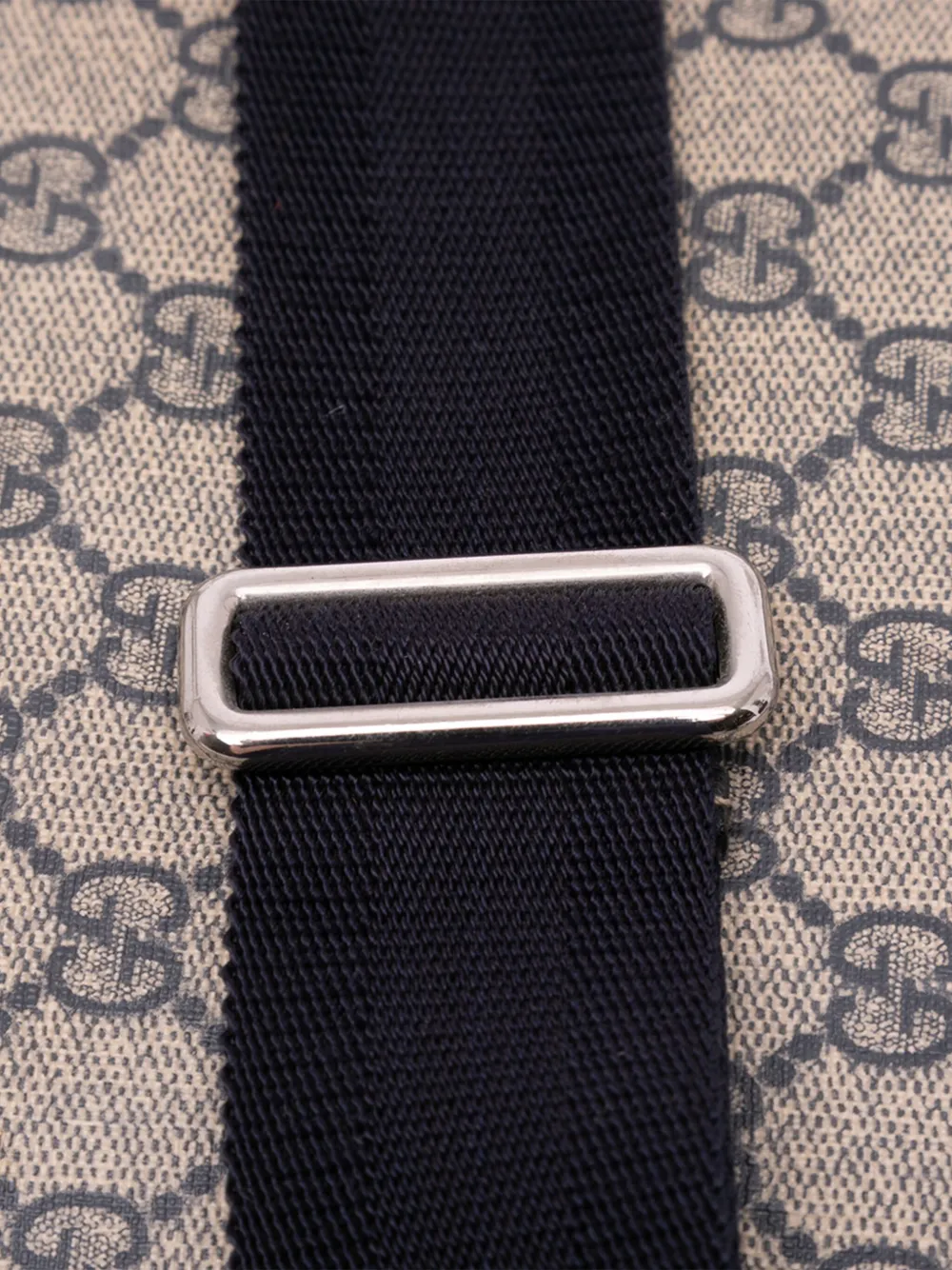 Gucci Pre-Owned Borsa a tracolla in tessuto GG Supreme con nastro Web 2016 ad oggi | Image 5