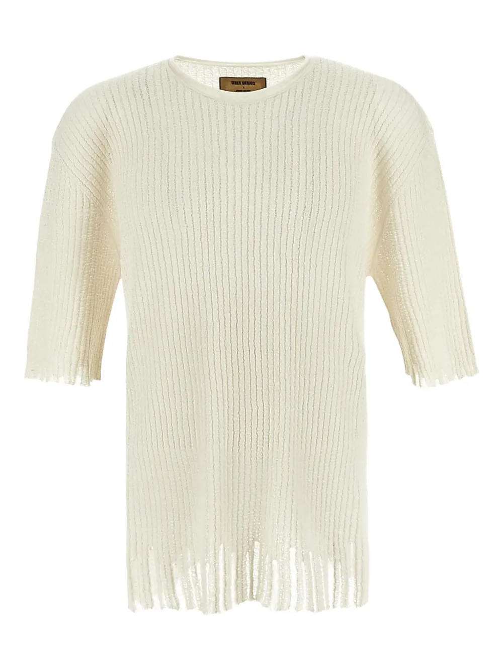 Uma Wang playera tejida de canalé | neutro | Image 1