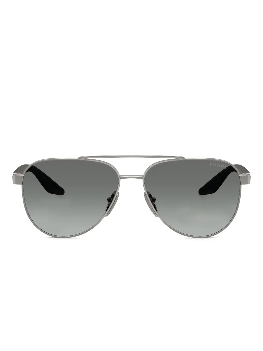 Prada Linea Rossa lentes de sol estilo piloto | gris | Image 1