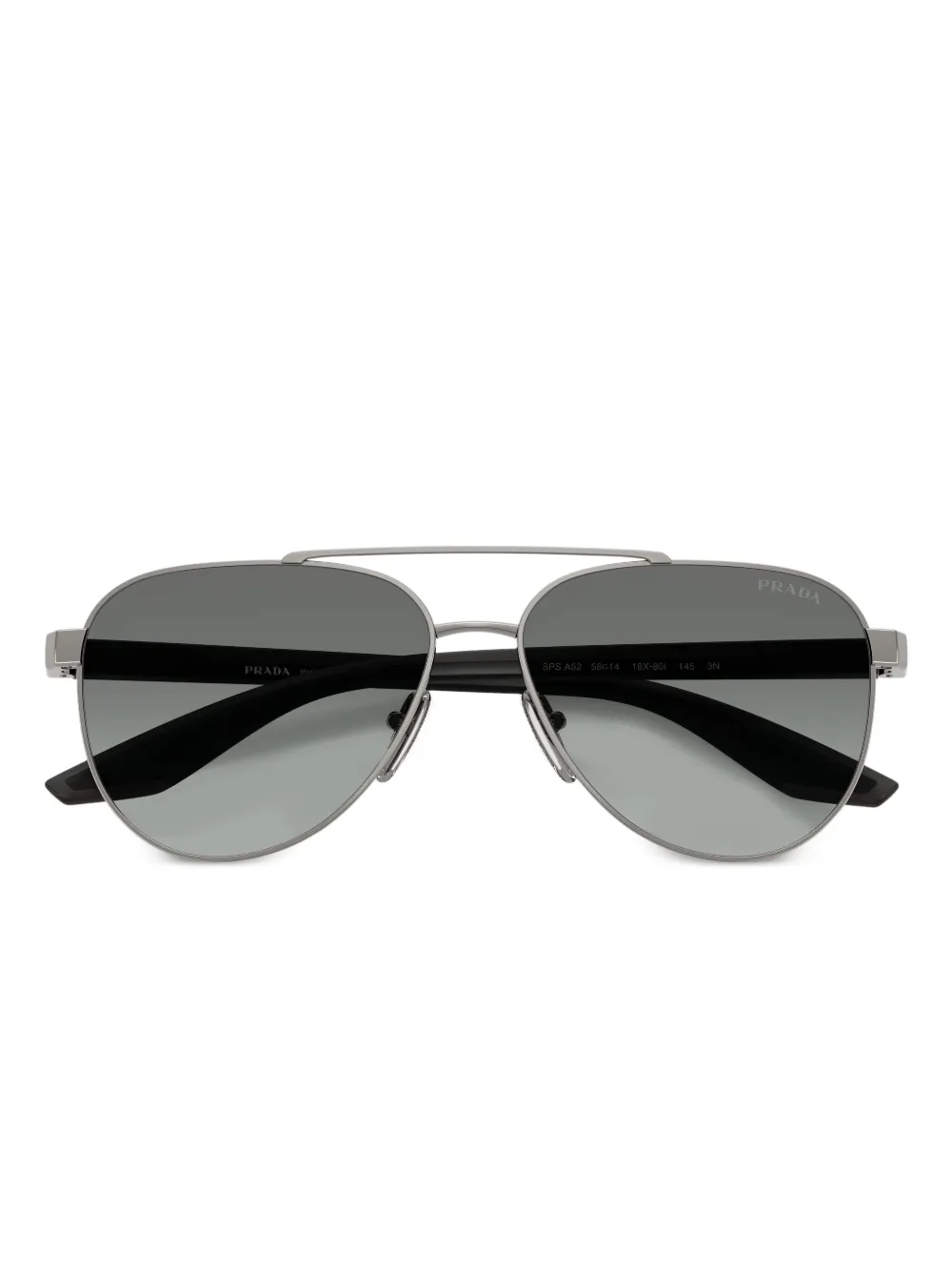 Prada Linea Rossa Zonnebril met piloten montuur Grijs