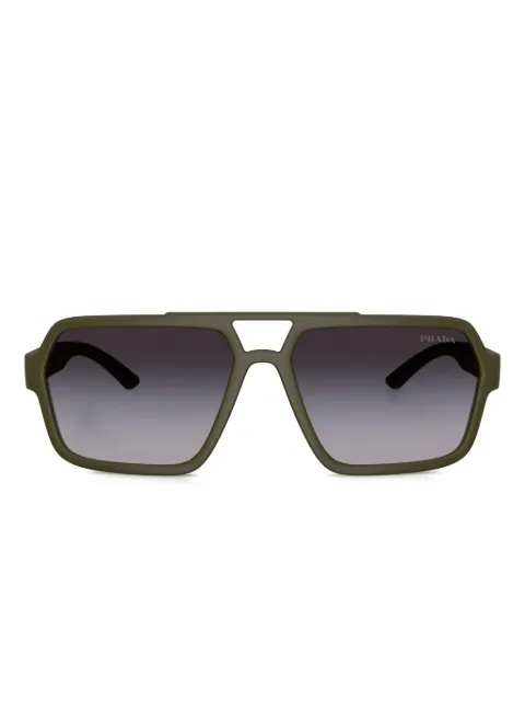 Prada Linea Rossa pilot-frame sunglasses