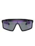 Prada Linea Rossa shield-frame sunglasses - Black