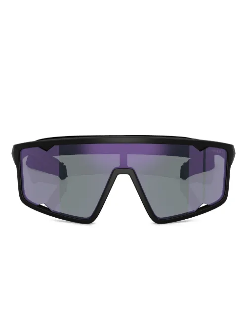 Lunettes de soleil à monture couvrante - Prada Linea Rossa - Modalova