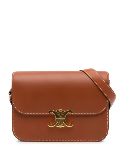 Céline Pre-Owned 2019 Classique Shiny Calfskin Triomphe crossbody bag