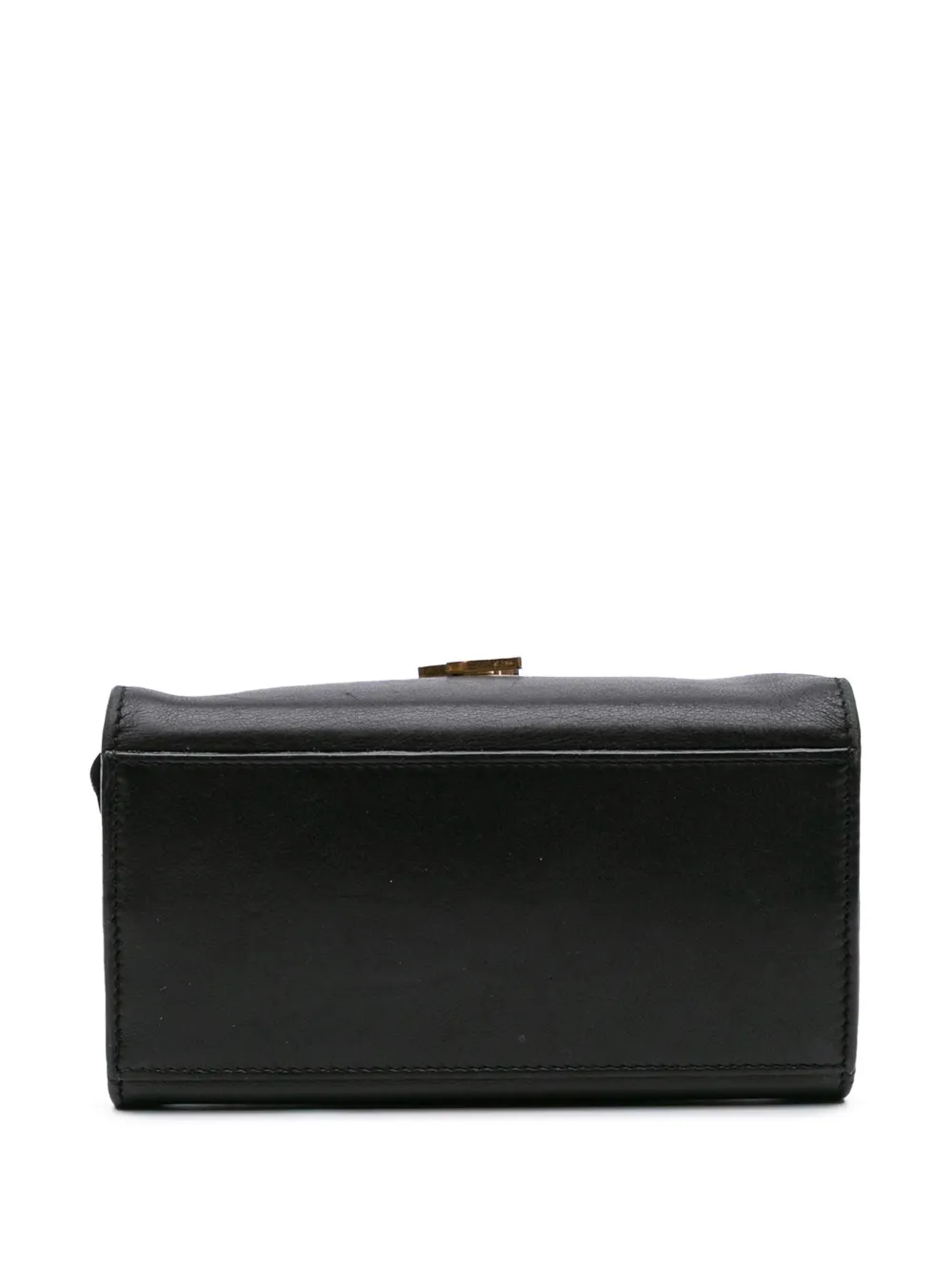 Pre-owned Saint Laurent 2016 Toy Leather Monogram Cabas Crossbody Bag In 黑色