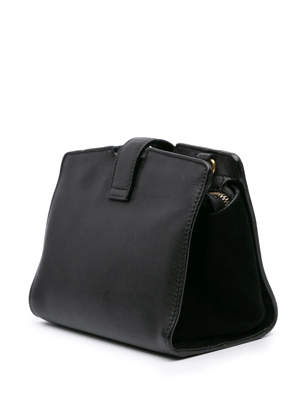 Pre-owned Saint Laurent 2016 Toy Leather Monogram Cabas Crossbody Bag In 黑色