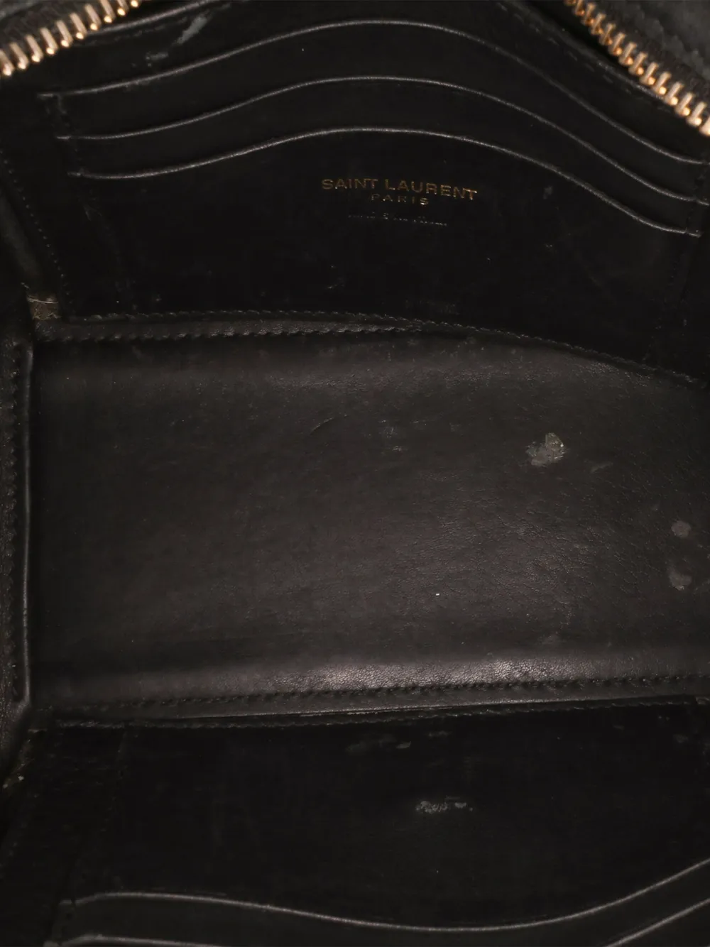 Pre-owned Saint Laurent 2016 Toy Leather Monogram Cabas Crossbody Bag In 黑色