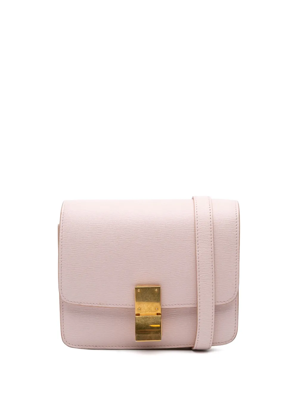 Céline Pre-Owned 2019 スモール カーフスキン クラシック ボックス ショルダーバッグ - ピンク Céline Pre-Owned 2019 スモール カーフスキン クラシック ボックス ショルダーバッグ - ピンク