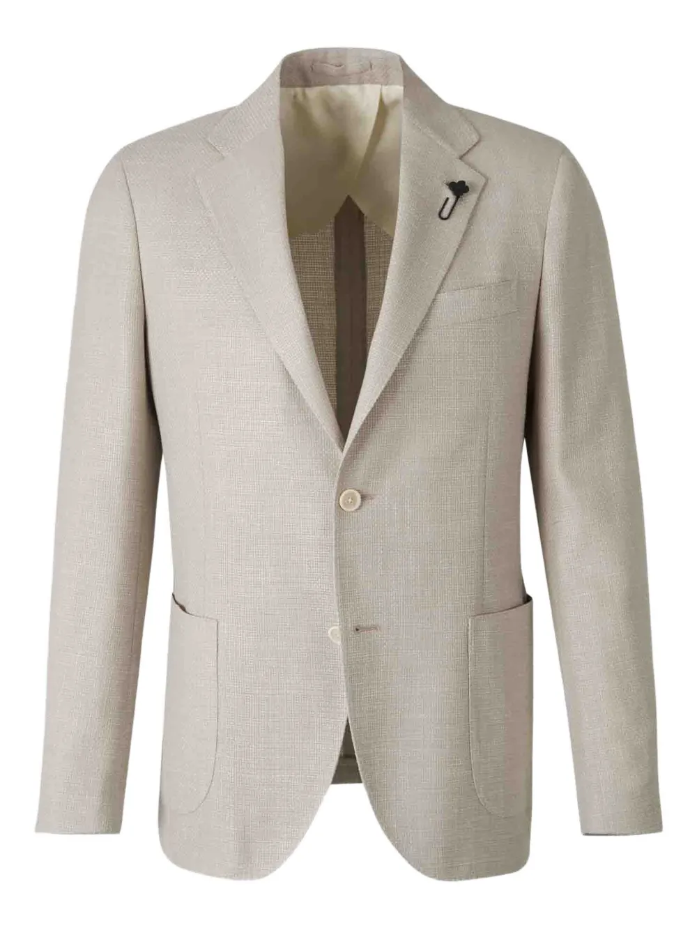 Lardini basketweave blazer | Neutrals | Image 1