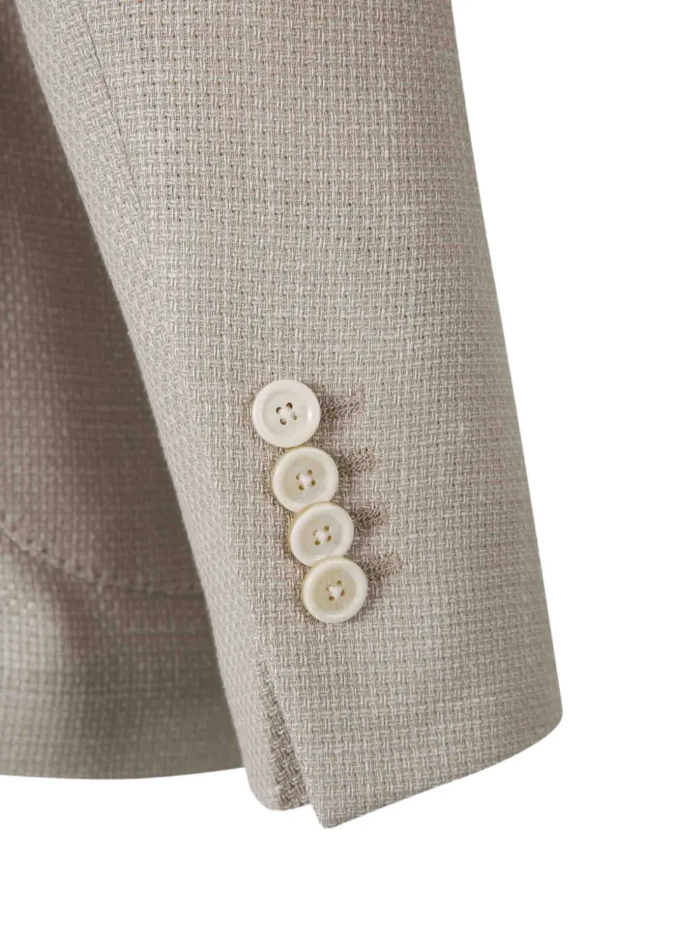 Lardini Geweven blazer Beige