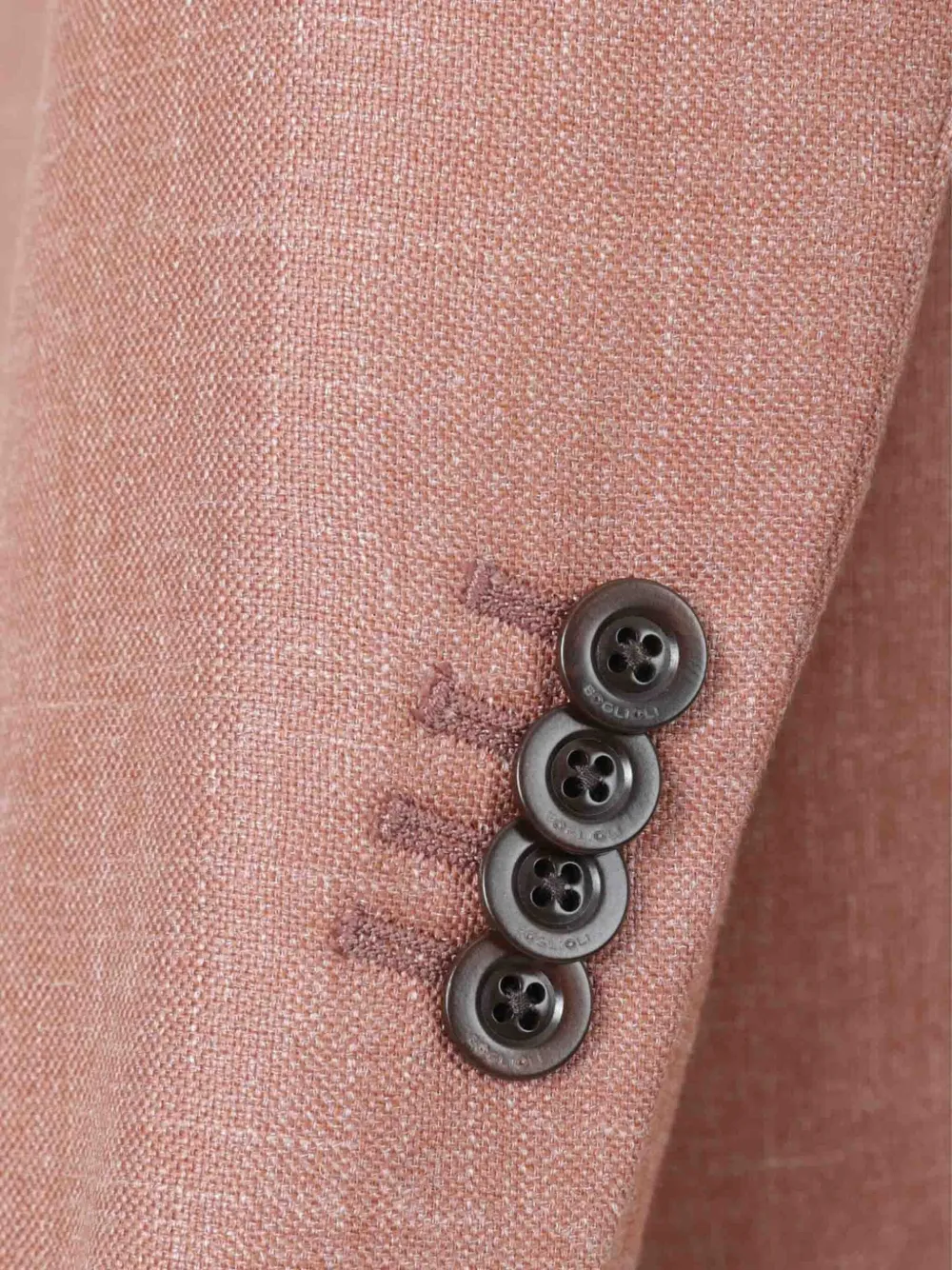 Boglioli Blazer met enkele rij knopen Roze